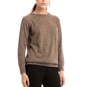 Zady caramel brown 100% alpaca sweater